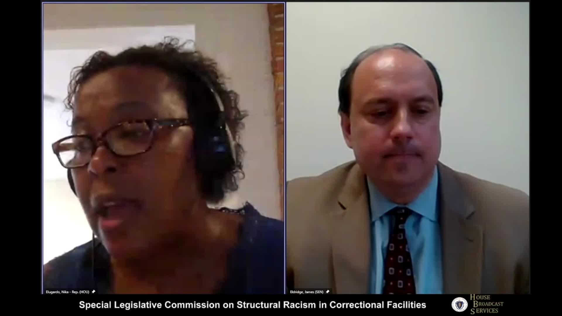 Thumbnail image for Commonwealth of Massachusetts State House.  Special Legislative Commission on Structural Racism in Correctional Facilities of the Commonwealth, July 9, 2021.