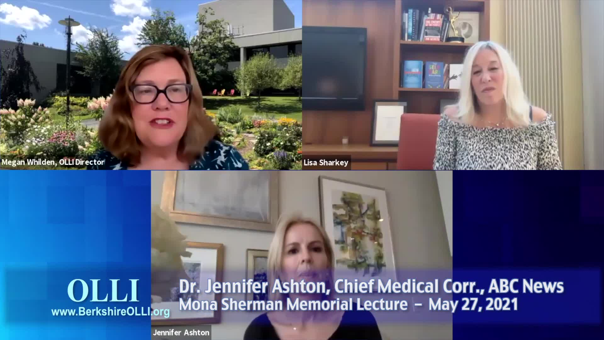 Thumbnail image for Osher Lifelong Learning Institute (OLLI) presents the 2021 Mona Sherman Memorial Lecture featuring Jennifer Ashton, M.D., Chief Medical Correspondent at ABC News, and Author, "The New Normal."
