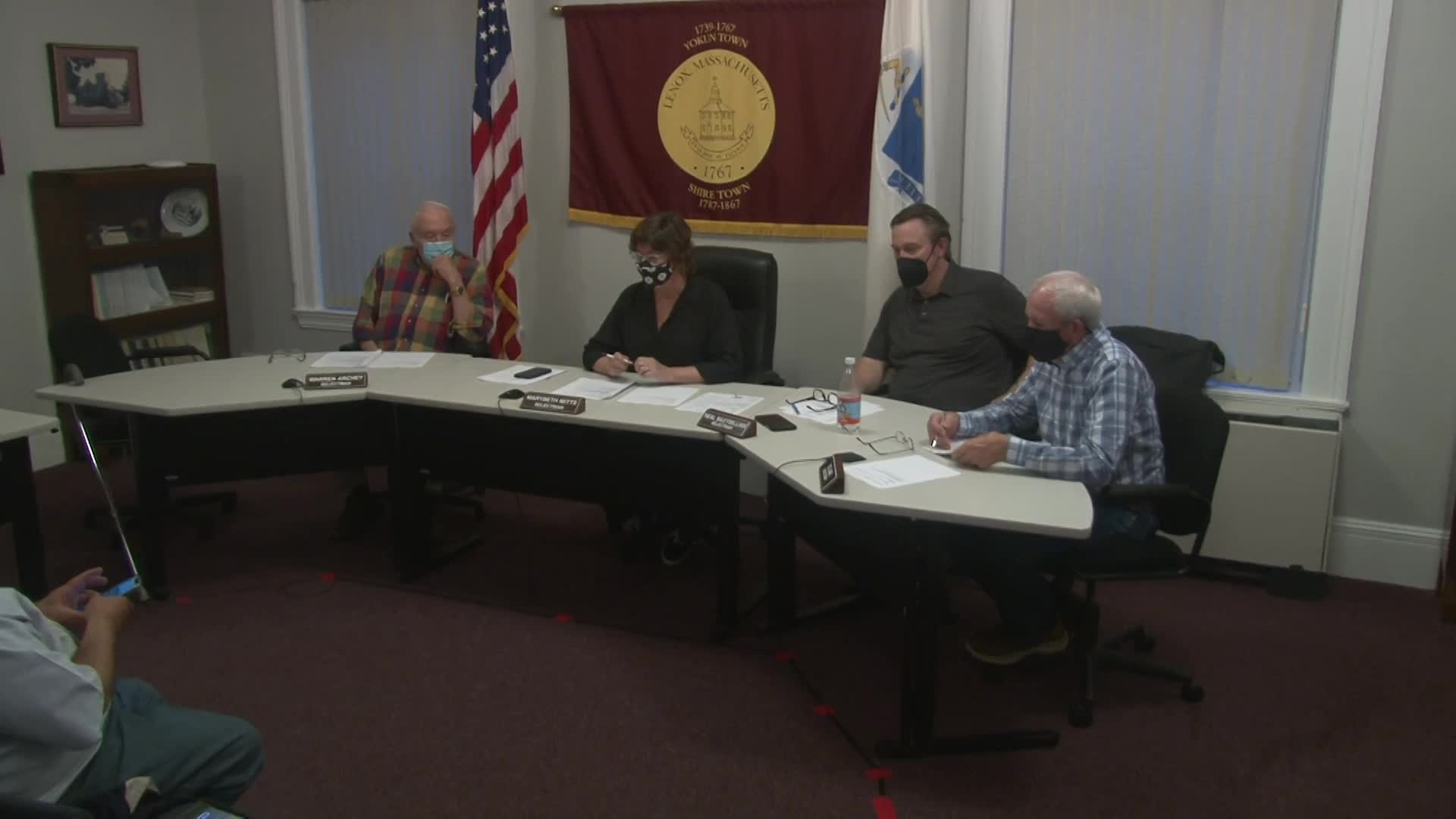 Thumbnail image for Town of Lenox Selectmen's Meeting, September 22, 2021.  LIVE, from Lenox Town Hall on CTSB Channel 1303, and streaming from ctsbtv.org/Channel 1303.