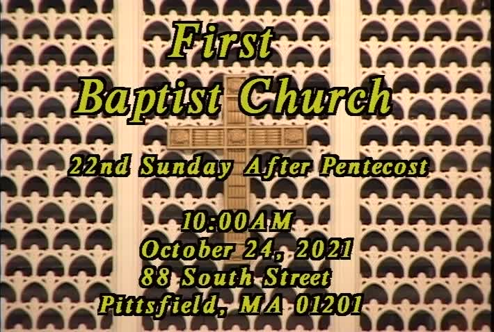 Thumbnail image for First Baptist Church of Pittsfield, October 24, 2021.