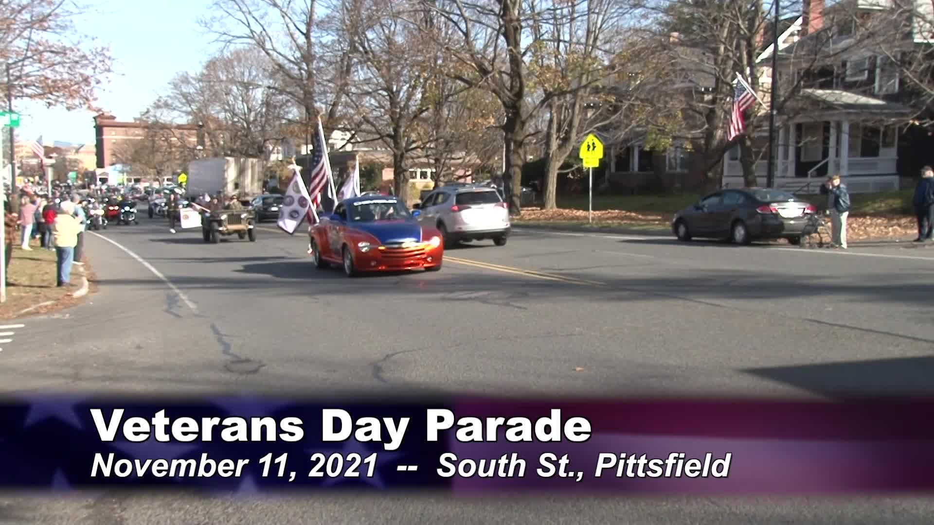Thumbnail image for "Veterans Day Parade & Ceremonies, November 11, 2021, South Street, Pittsfield, Massachusetts."