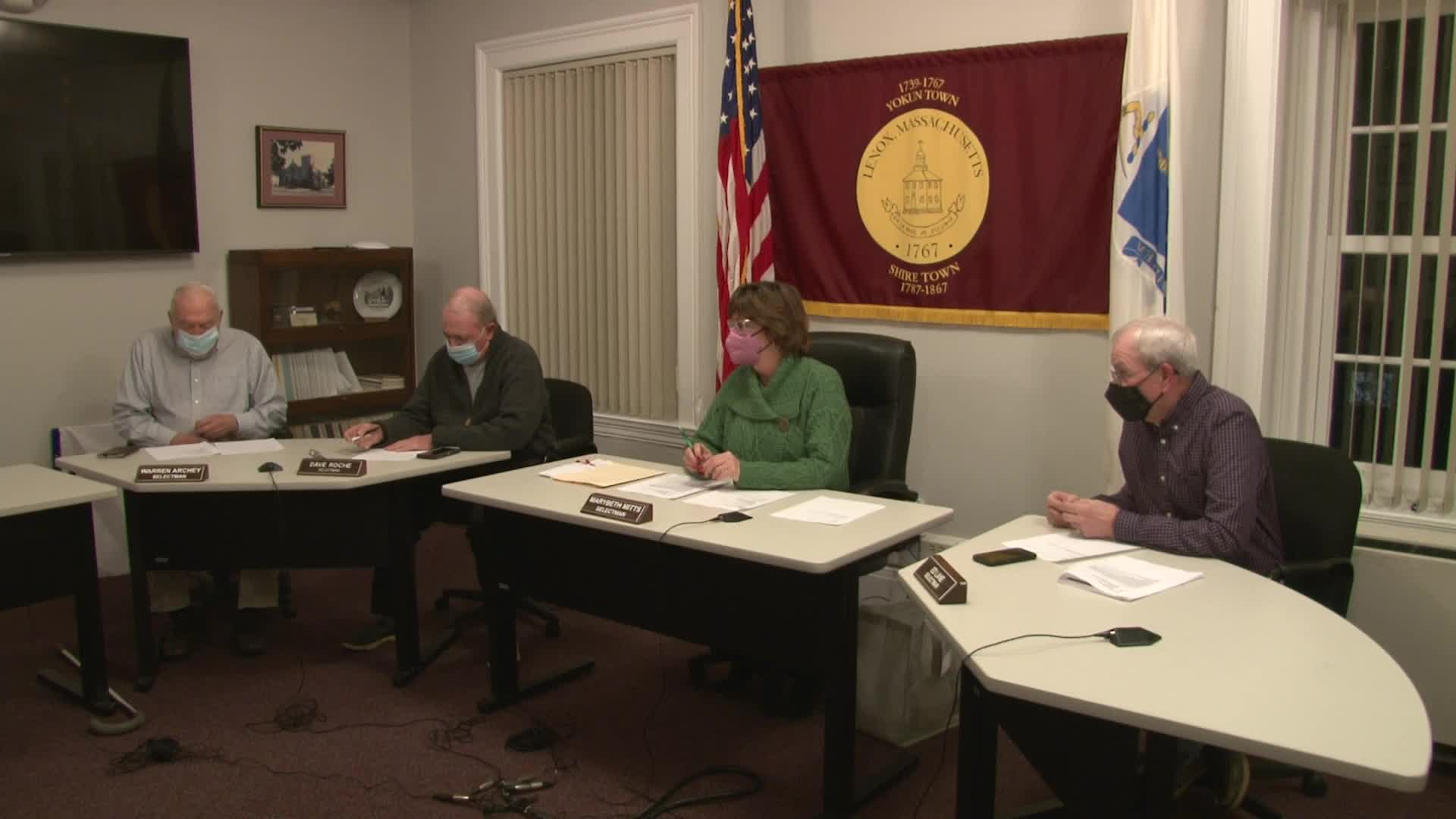 Thumbnail image for Town of Lenox Selectmen's Meeting, December 15, 2021.  LIVE, from Lenox Town Hall on CTSB Channel 1303, and streaming from ctsbtv.org/Channel 1303.