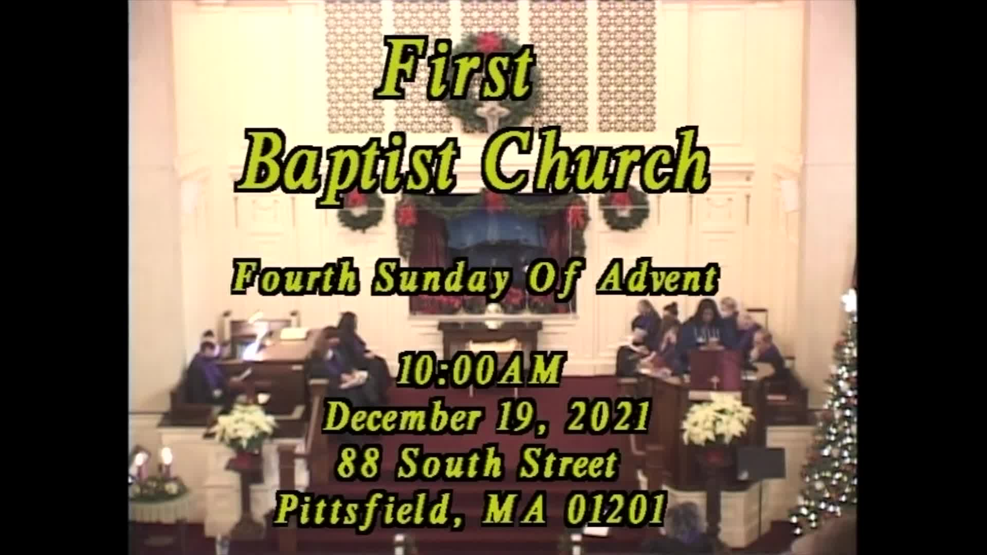 Thumbnail image for First Baptist Church of Pittsfield.  December 19, 2021.