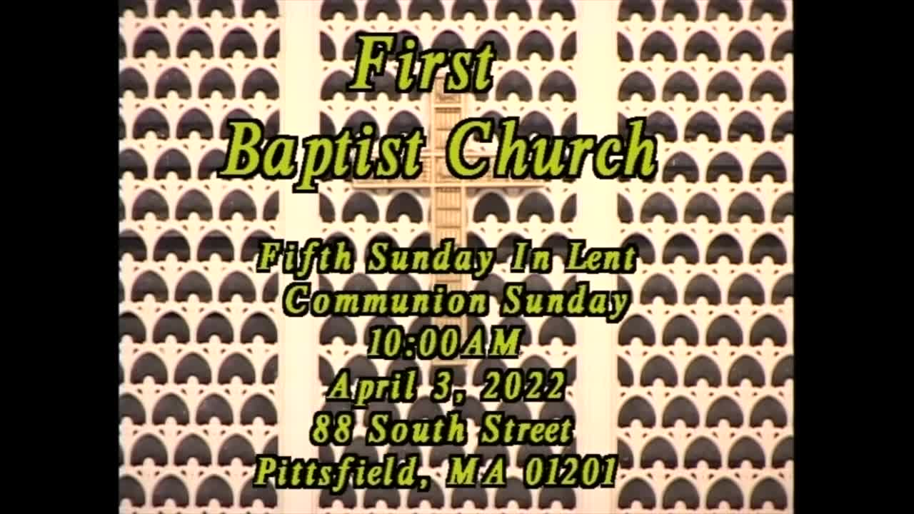 Thumbnail image for First Baptist Church of Pittsfield.  April 3, 2022.