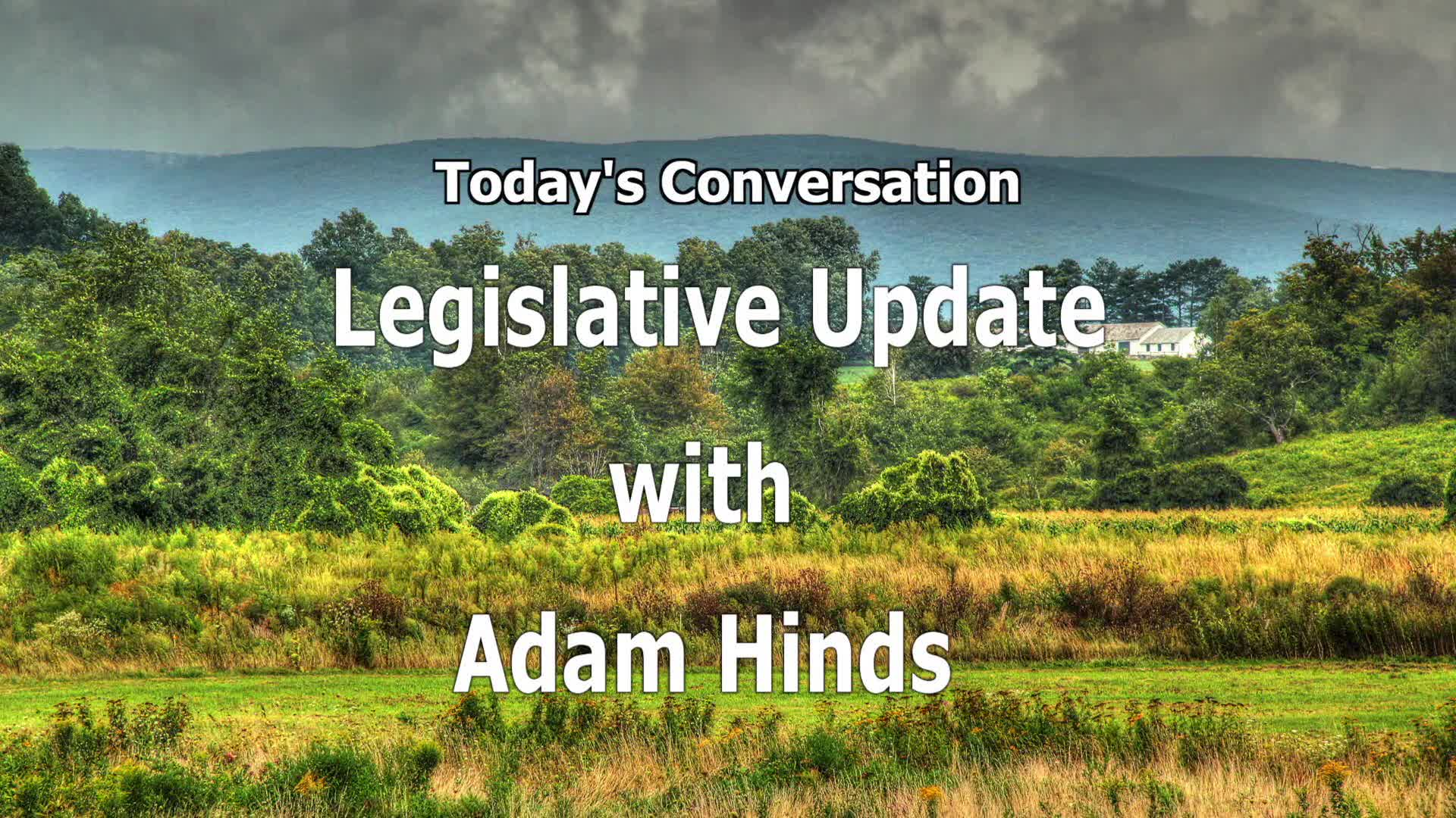 Thumbnail image for "'Berkshire Matters,' hosted by Bob Dean."  "Legislative Update with Adam Hinds."