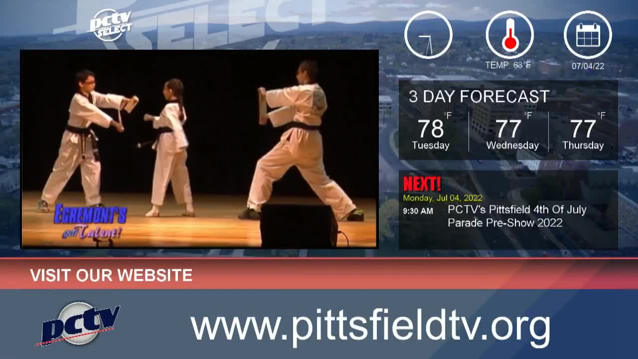 Thumbnail image for 2022 Pittsfield 4th of July Parade, "Back With A Bang."  LIVE from Park Square, Pittsfield, Massachusetts, July 4, 2022.