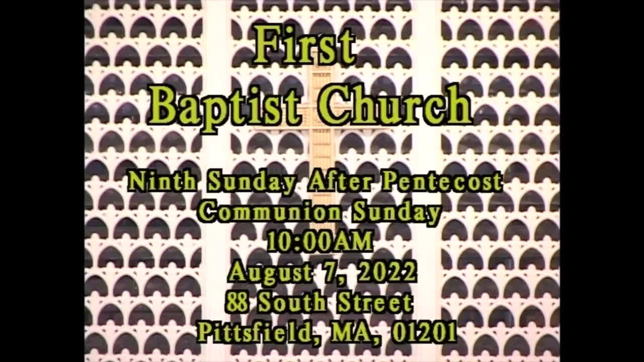 Thumbnail image for First Baptist Church of Pittsfield.  August 7, 2022.