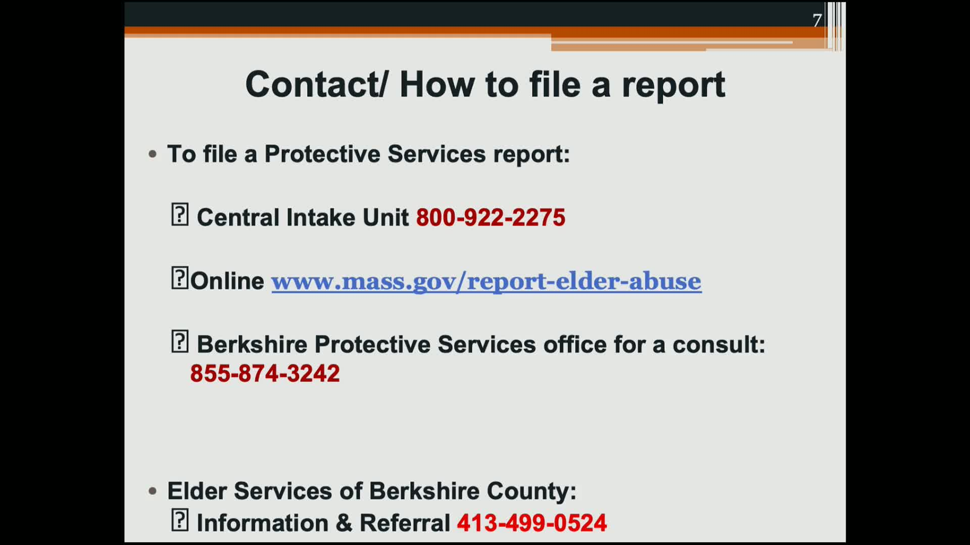 Thumbnail image for Elder Services of Berkshire County, Inc., presents "Berkshire Senior TV."  "Protective Services."