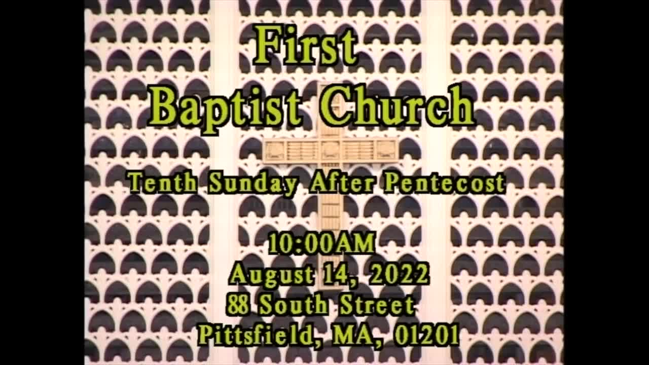 Thumbnail image for First Baptist Church of Pittsfield.  August 14, 2022.