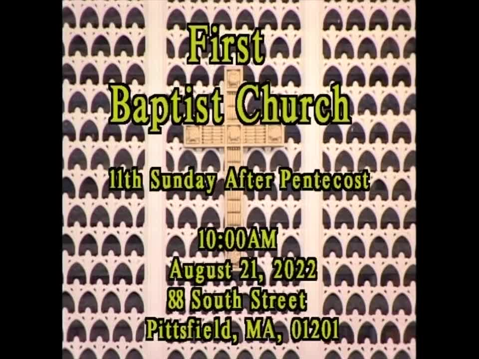 Thumbnail image for First Baptist Church of Pittsfield.  August 21, 2022.