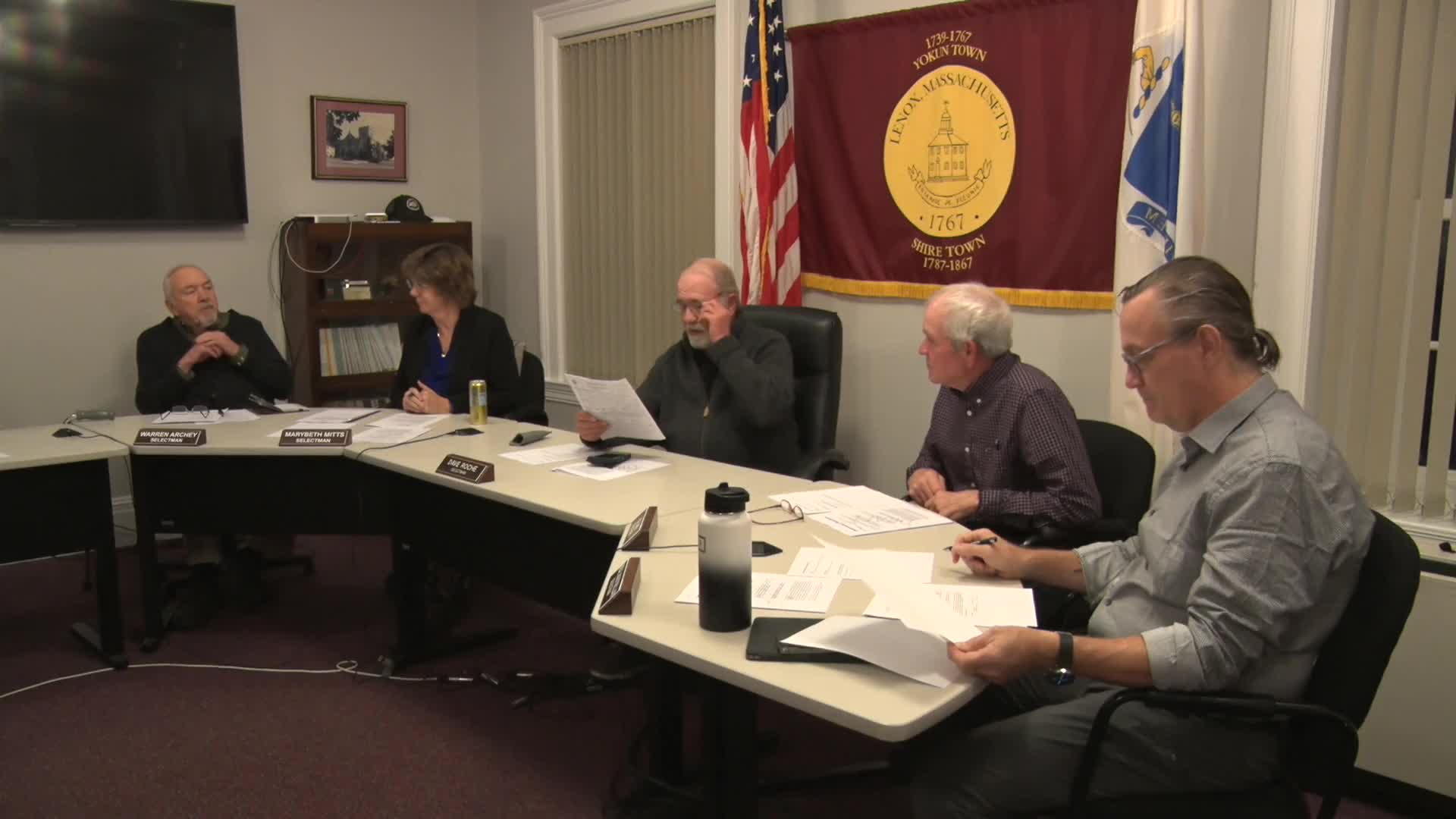 Thumbnail image for Town of Lenox Selectmen's Meeting, November 9, 2022.  LIVE, from Lenox Town Hall on CTSB Channel 1303, and streaming from ctsbtv.org/Channel 1303.