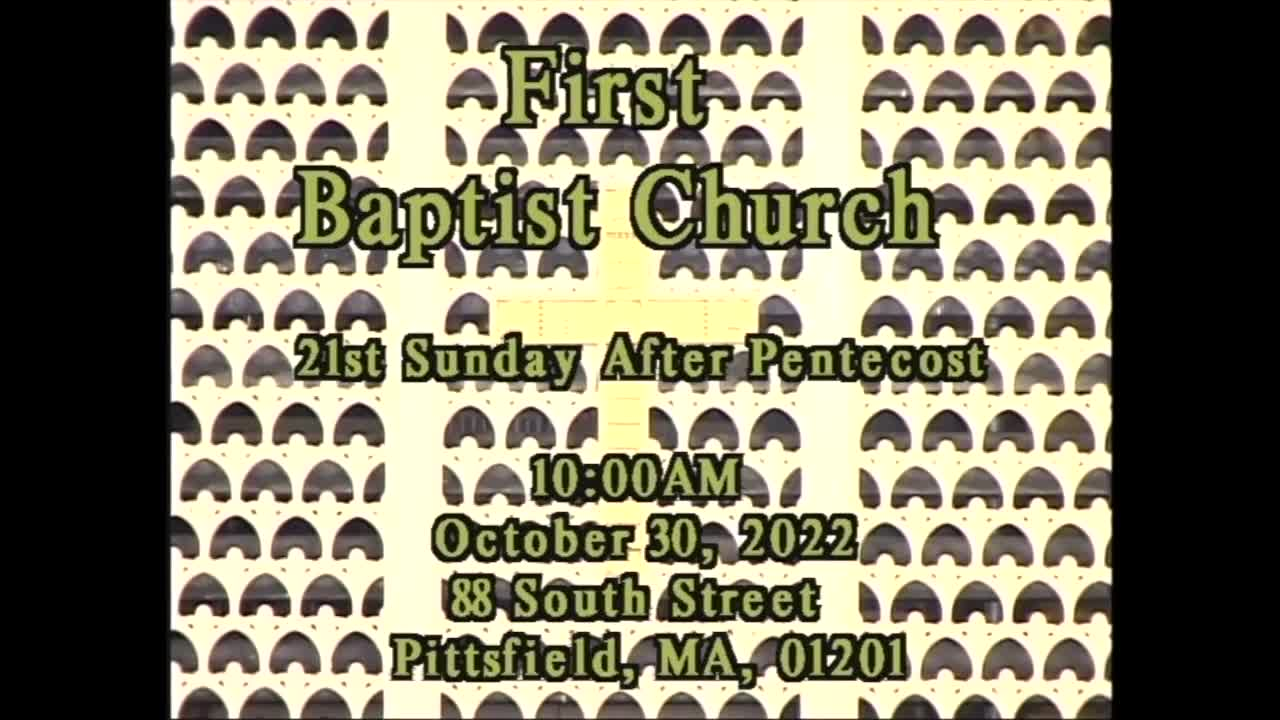 Thumbnail image for First Baptist Church of Pittsfield.  October 30, 2022.
